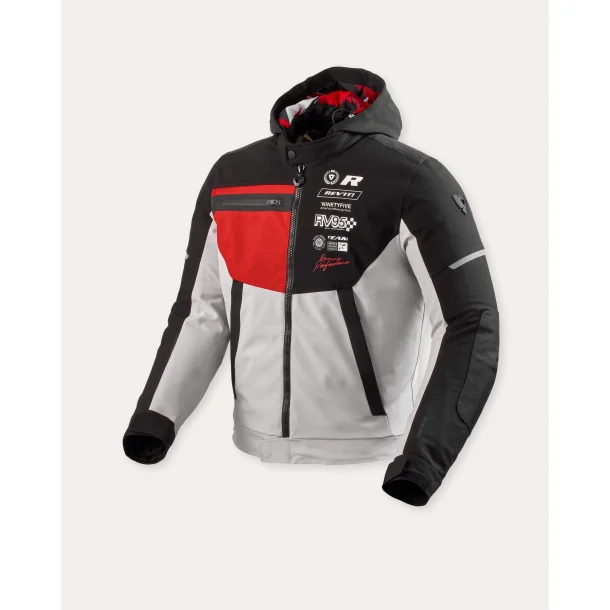 REV`IT Haste H2O Jakke Sort/Rd/Hvid