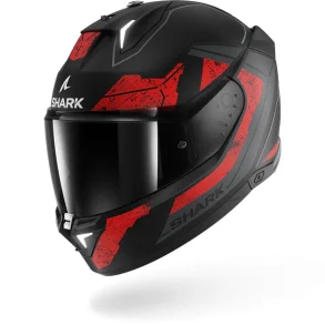 Shark Skwal I3 Mat Rhad Sort/Chrome/R�d