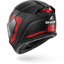 Shark Skwal I3 Mat Rhad Sort/Chrome/R�d