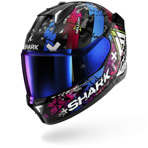 Shark Skwal I3 Hellcat Sort Chrome/Bl�