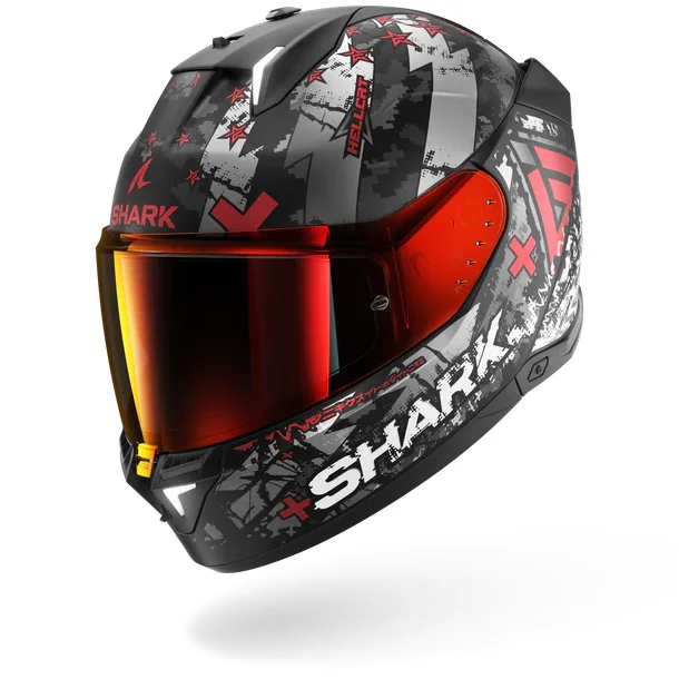 Shark Skwal I3 Hellcat Mat Gr�/Orange