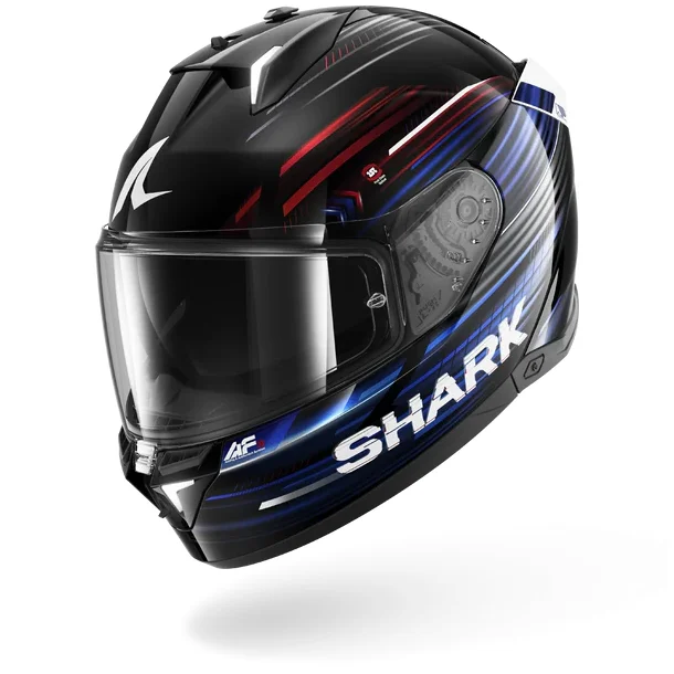 Shark Skwal I3 Light Blur Sort/R�d/Bl�
