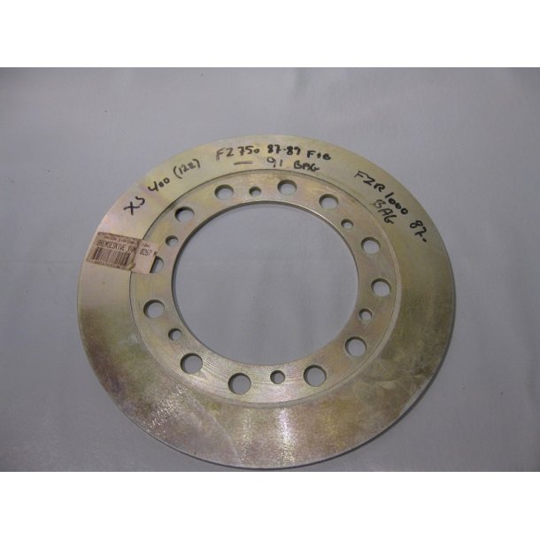 Bremseskive XS400 FZ750 FZR1000 Ø:267 mm
