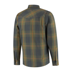 Rusty Stitches Neil Skjorte Gr�n/Bl�/Gul