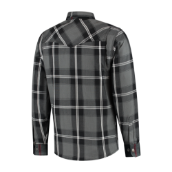 Rusty Stitches Neil Skjorte Gr�/Hvid