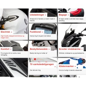 Originalt Yamaha Tilbehr